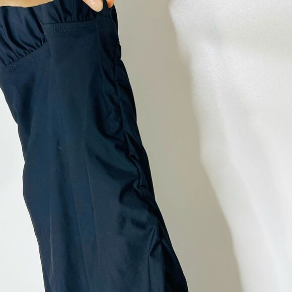 Sara Blakely Spanx Assets Black Halter One-Piece Swimsuit Dress - Picture 5 of 13